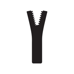 Zipper. Closed and open zip icon Vector illustration © Taufikur