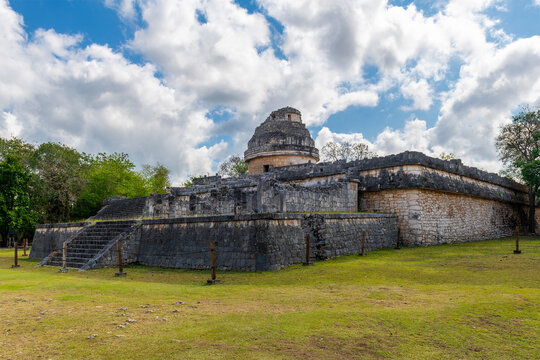 El Caracol astronomical observatory, Chichen Itza, Mexico.