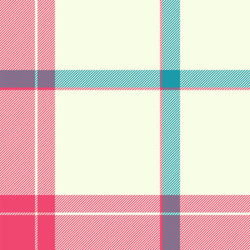 Dining room vector fabric plaid, argyle tartan textile check. Individuality pattern seamless background texture in light and red colors.