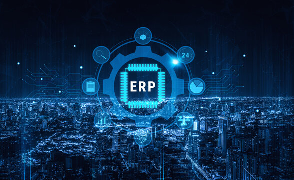 Enterprise Resource Planning (ERP) system for business process management. This ERP software solution integrates core business functions for efficiency. Motif