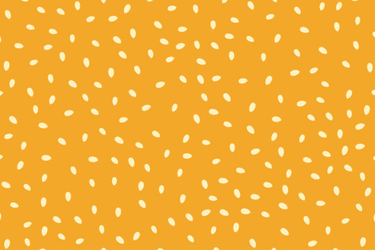 Dense sesame seed bun pattern background