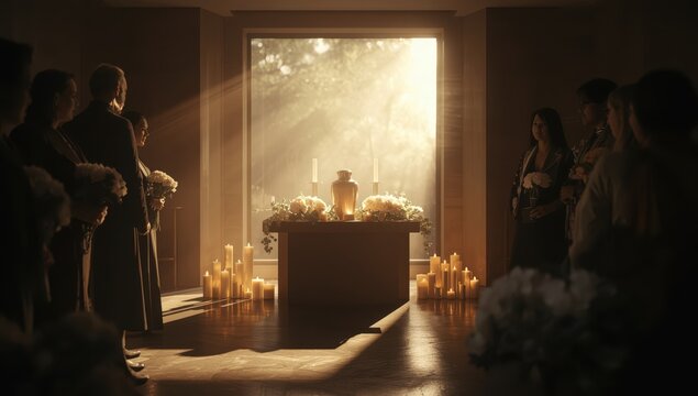 Cremation services, Farewell to the departed