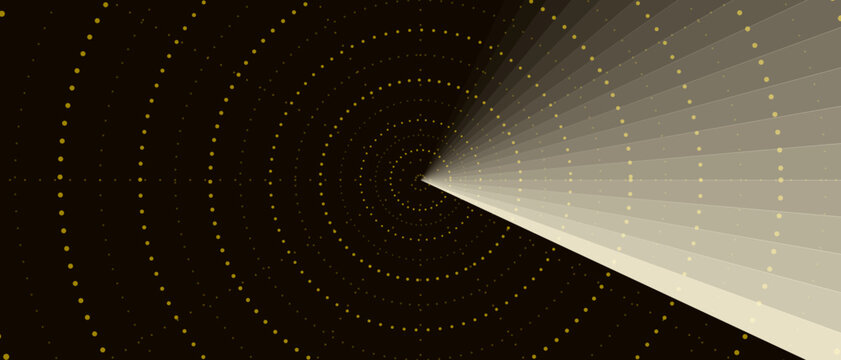 Luxury gold radar elite VIP tracking sonar halftone grid