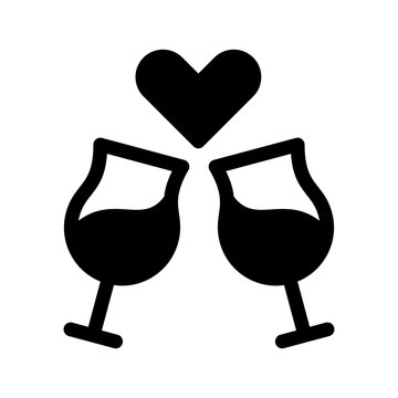 Cheers Icon Vector Symbol Design Illustration