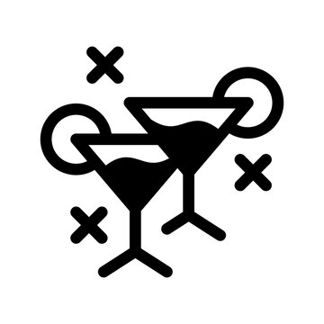 Cheers Icon Vector Symbol Design Illustration