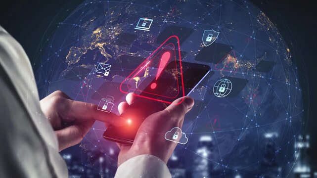 Cybersecurity threat alert protects data. Cyber security threat alert prevents access, alert warns breach, defends system, and cyber security threat alert identifies risk. Marrow