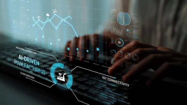 AI-driven manufacturing boosts industrial automation through IoT, cloud, and data analytics. Manufacturing process and factory output are optimized with smart feedback and AI. Marrow