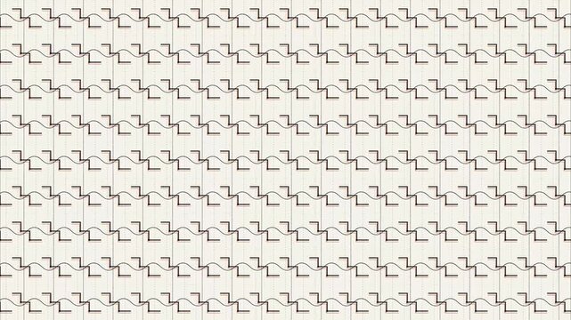 Minimalist Human Figure Climbing Complex Isometric Geometric Staircase Clean Line Art Graphic Motion Conceptual Business Success Progress Growth Background Work