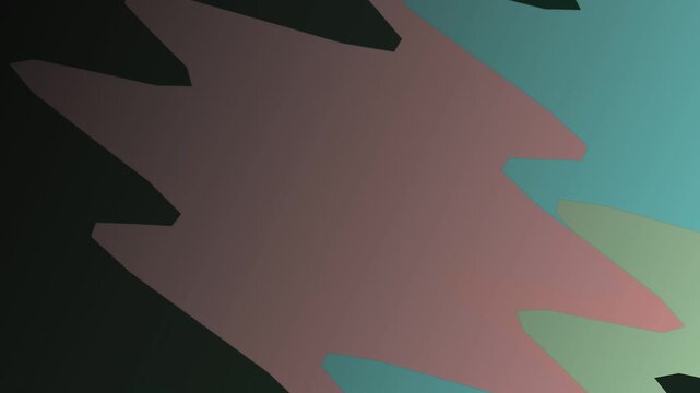 Abstract multicolored background with jagged zig zag pattern; teal mauve and green hues; modern design element