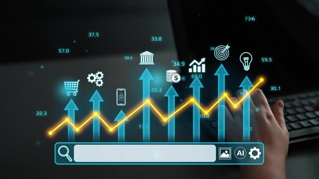 Data Visualization of Business Growth with Digital Analytics and Financial Charts in Modern Workspace Environment. Entropy.