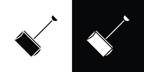 Snow shovel icon vector logos set © JacobJ