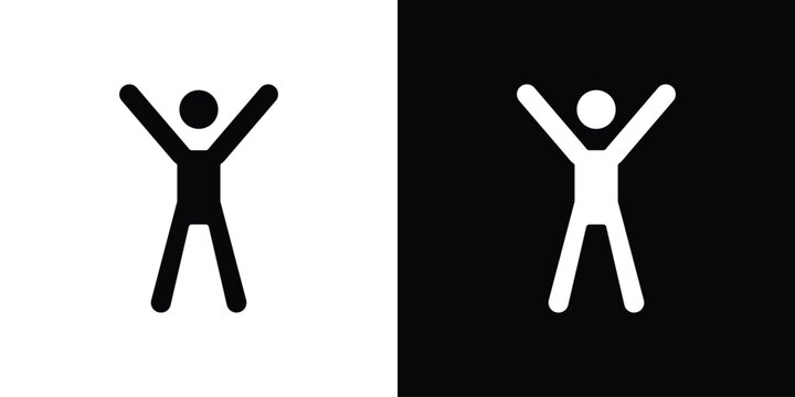 Universal access icon vector logos set
