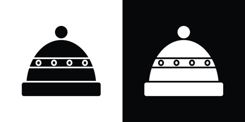 Winter hat icon vector logos set © JacobJ