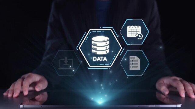 Cloud computing, cloud strategy, and cloud technology transforming digital infrastructure with scalable services, secure data storage, and cloud-based digital business solutions. Elide