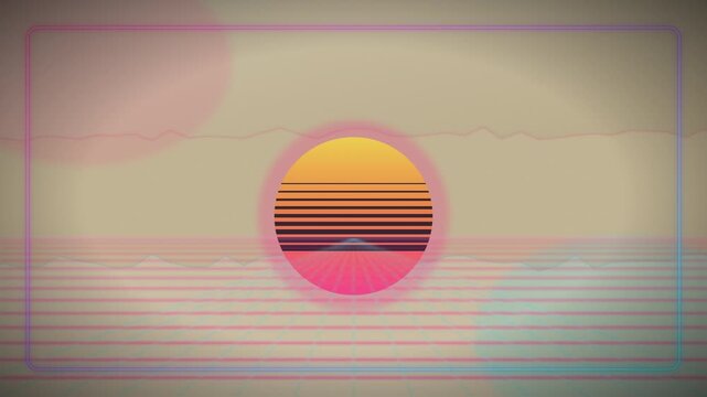 Retro Stop-Motion Paper Neon Outro