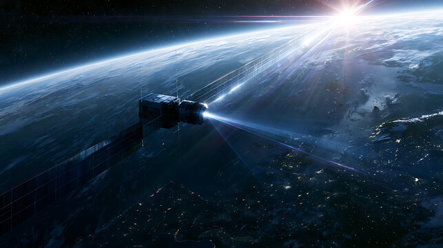 Space-based solar power satellite beaming energy to Earth markets (3)