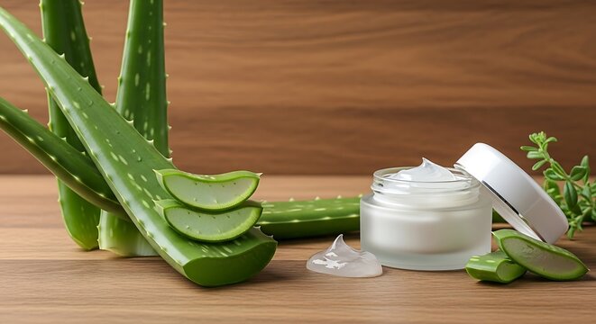 Fresh green cucumber slices on wooden board.
