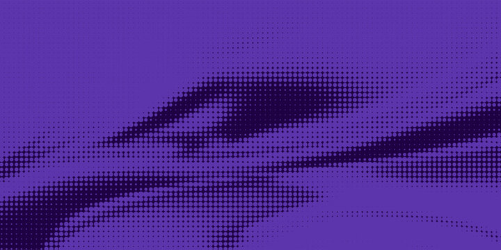 Halftone Dots pattern. motion speed line Halftone on Dark Background Minimalist Retro comic gradient grunge texture background. Eps10