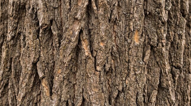 Oak tree bark texture