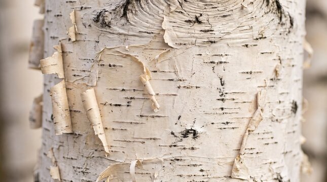 White birch tree bark texture