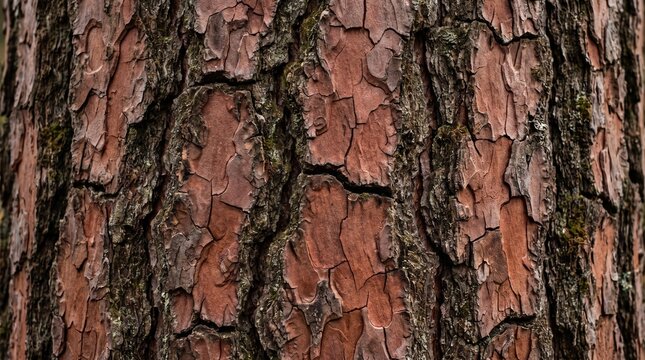 Pine tree bark texture