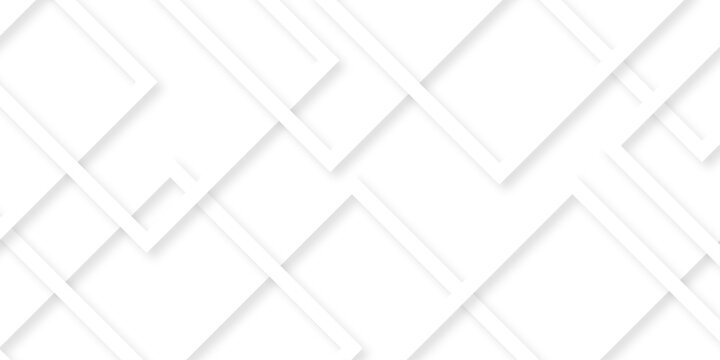 Abstract space square cube transparent paper geometric background. vector layer white and gray gradient material rectangle, rhombus shape web blank business template background.