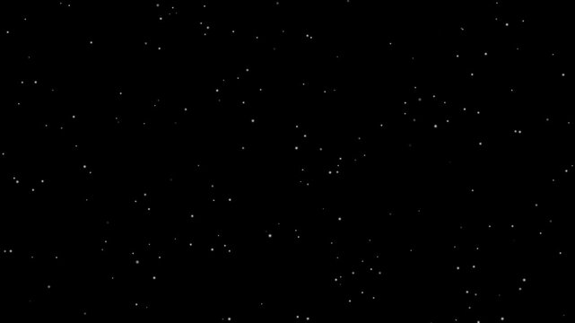 Mesmerizing starry night sky timelapse, The Milky Way is moving in the night sky , Night starry skies with twinkling and blinking stars seamless loop. Twinkling blinking stars in sky.