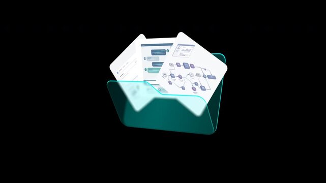 Looping 3D Render Workflow Folder Icon Staying Open With Logic Mapping Sheets