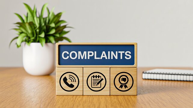 Customer complaints management and feedback service concept