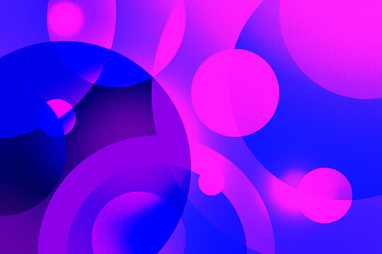 abstract neon circle bubble noisy pattern background wallaper