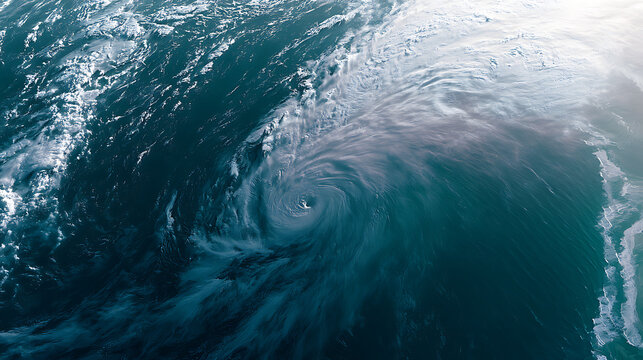 A high-resolution satellite image of a storm swirling over a coastal region (1)