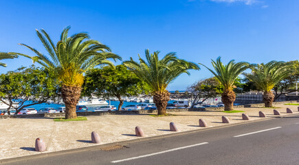 Fototapeta premium Front de mer de saint-pierre, Île de la Réunion 