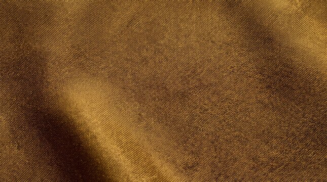 Luxury silk textile fabric with elegant golden sheen. Premium woven material for high-end fashion and decor projects.
