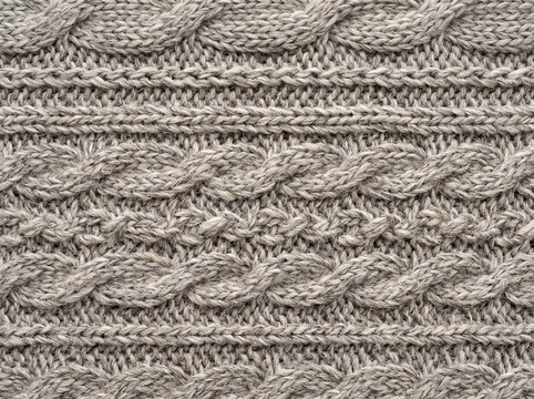 Seamless wool textile texture for fabric design. Woven herringbone pattern in natural gray for fashion and interiors.