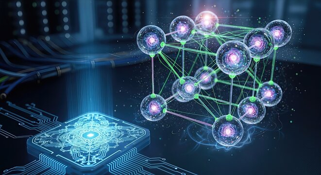 Quantum processor drives an advanced superconducting qubit network.