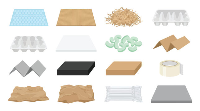 Protective packaging cushioning materials for shipping and storage. Eco-friendly foam inserts and padding for product safety during transit.