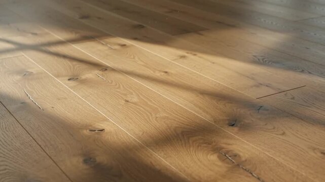 Light Oak Hardwood Floor, Quercus robur Timber Planks, Natural Wood Grain Texture Background