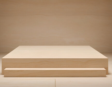 cardboard box on wooden background