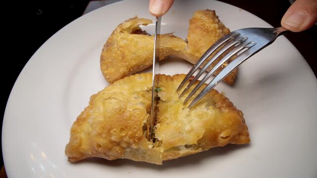 Fresh Chicken, Spinach and cheese empanadas from Peru