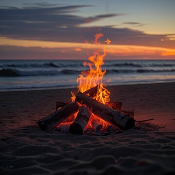 fire in the sea