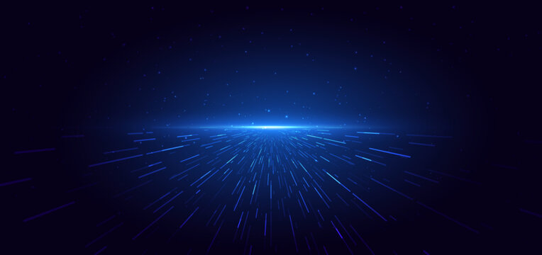 Stunning abstract background featuring a brilliant blue light burst radiating through.