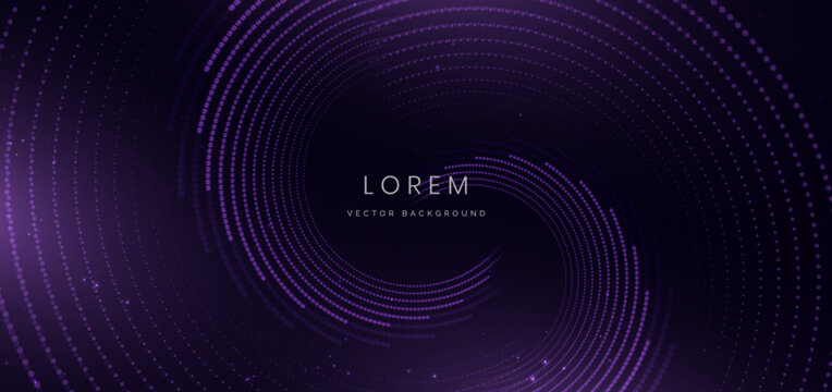 Elegant abstract background featuring a radiant purple light burst with sparkling.