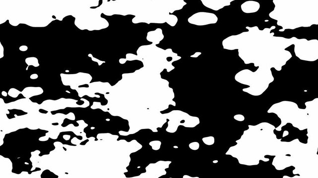 Pulsating background with black and white stain