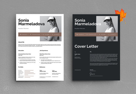 Minimal Resume CV Design for Job Applications