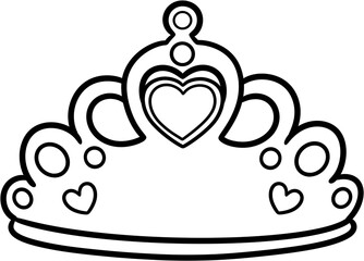 princess crown illustration  © YEJI LEE