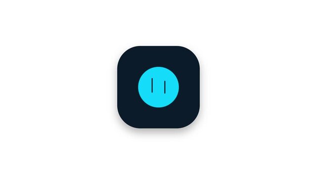 Modern cellular data icon for mobile interface