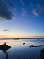 Obraz premium Serene Lake at Dusk