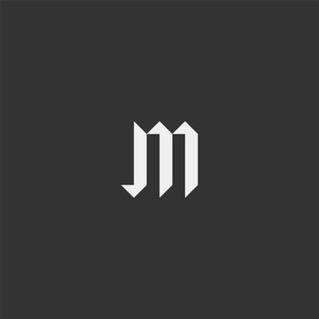 JM monogram logo in black and white contemporary style.