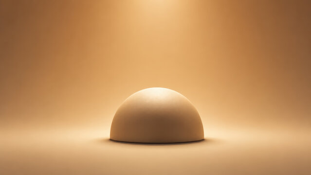Sphere of light in a clean contemporary commercial composition for commercial use