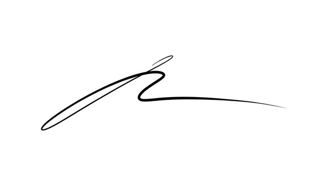 Elegant handwritten letter R on white background.